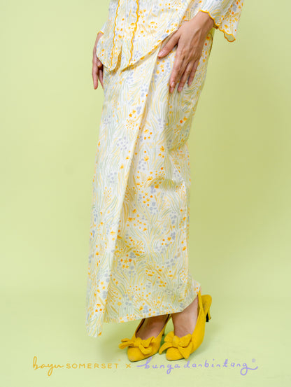 Elora Kebaya - Wildflower Yellow