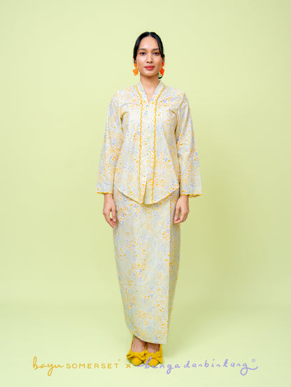 Elora Kebaya - Wildflower Yellow