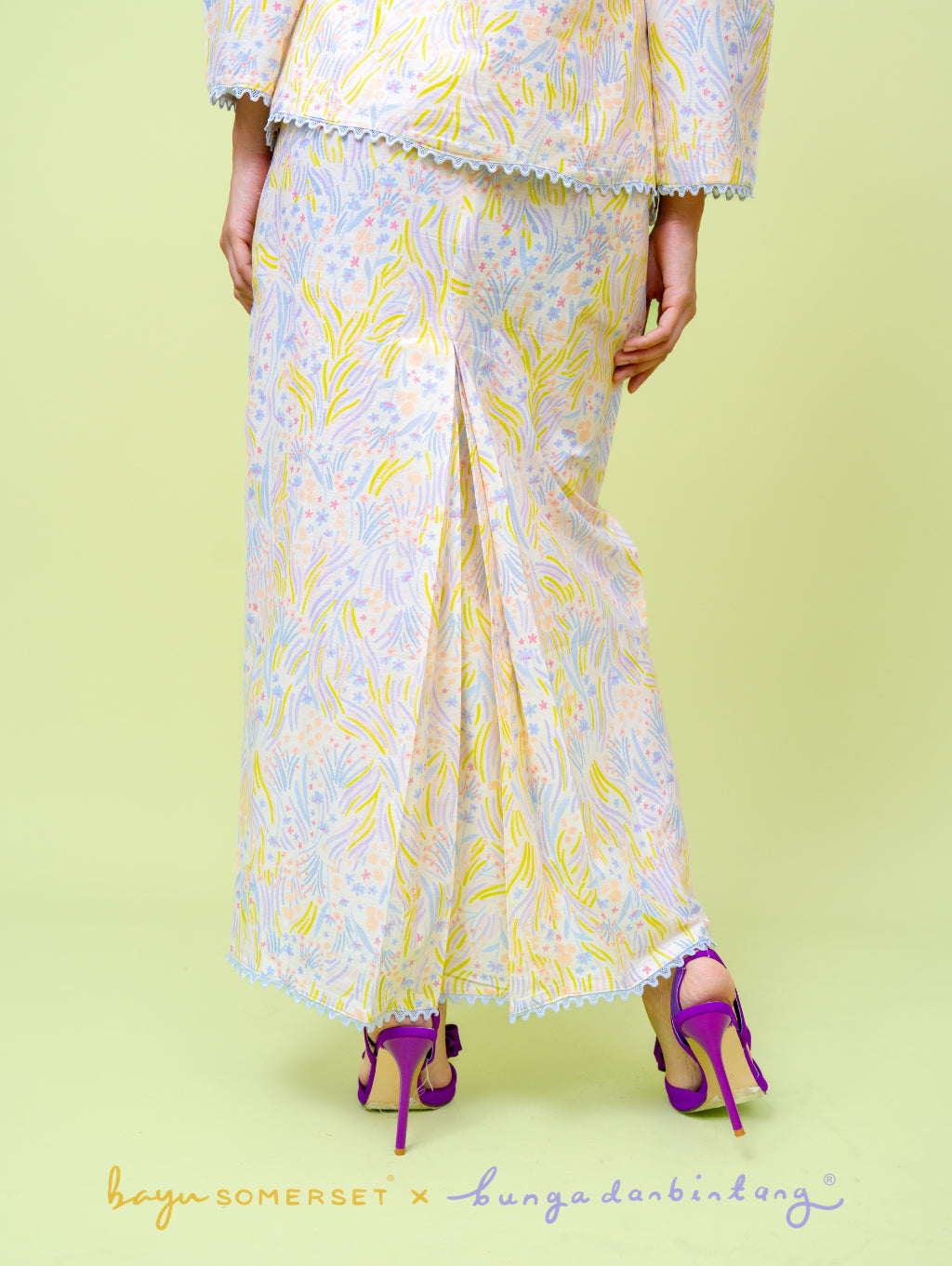 Miri Kebaya - Wildflower Blue