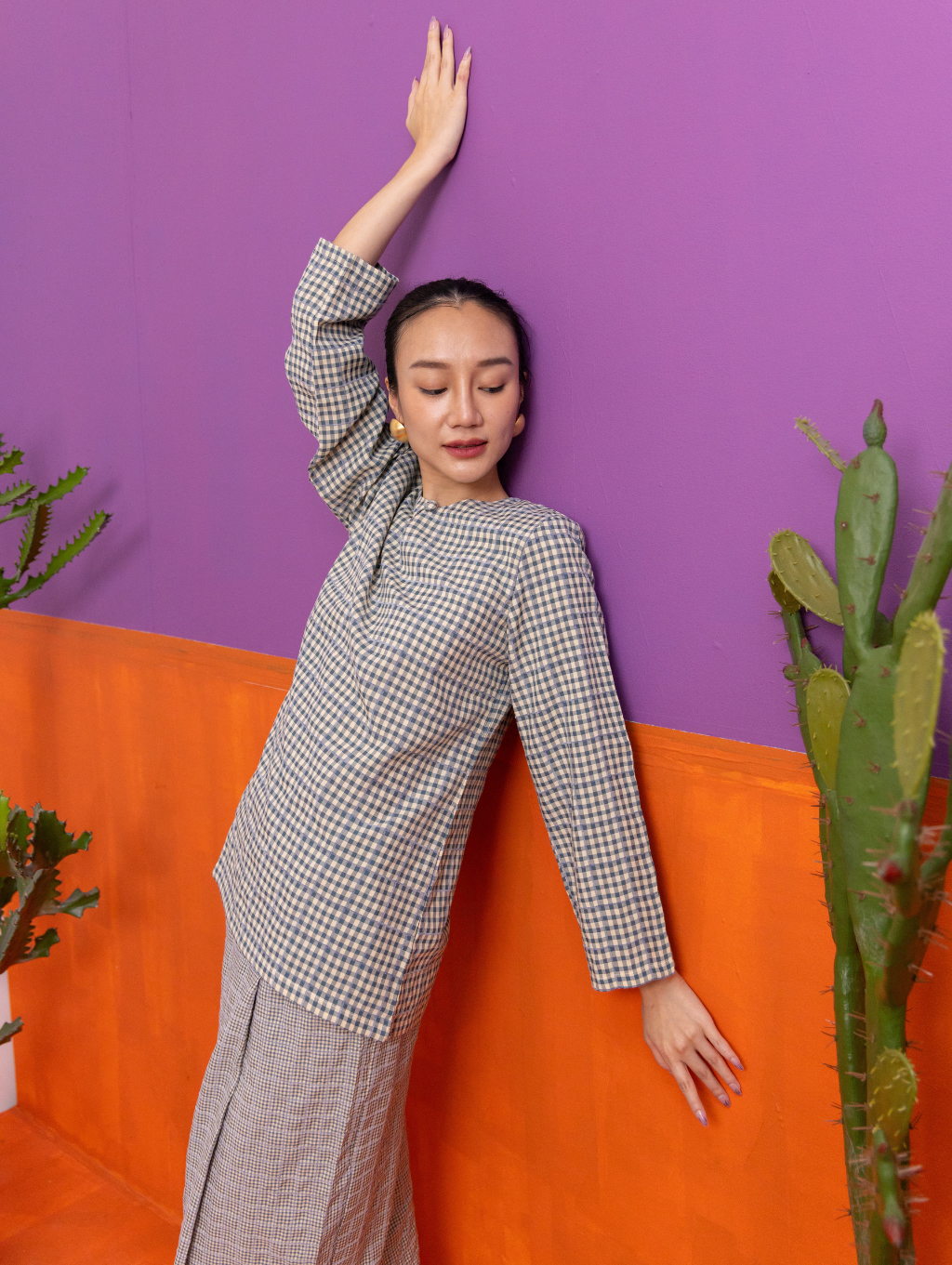 Tabitha Kurung in Grey