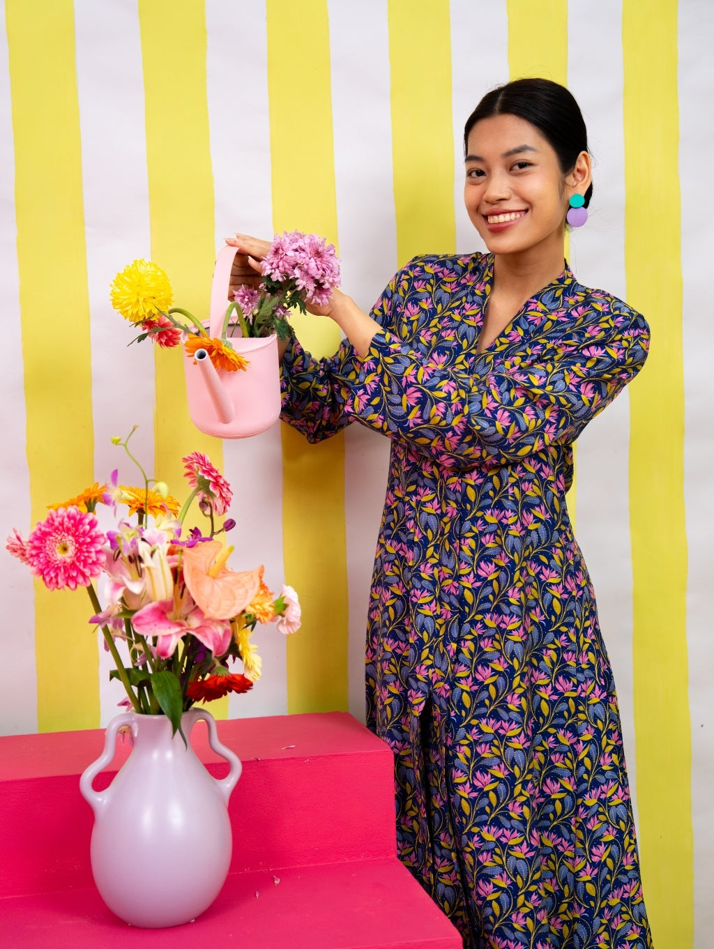 Rosa Maxi Kebaya - Marlowe Blue