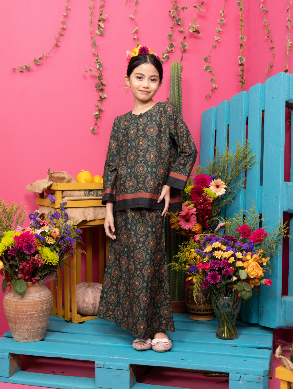 KIDS Abril Kurung