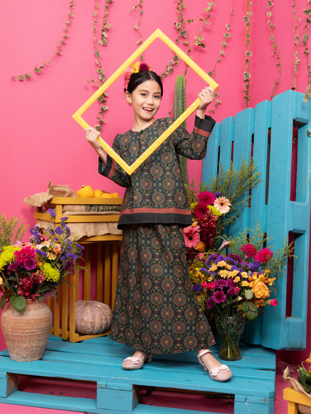 KIDS Abril Kurung