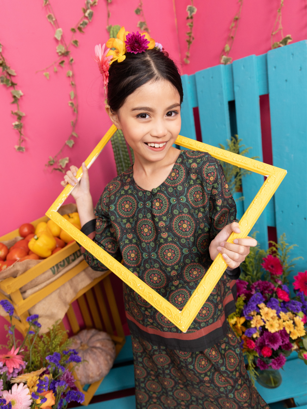 KIDS Abril Kurung
