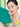 Iris Embroidery Shawl - Emerald Green