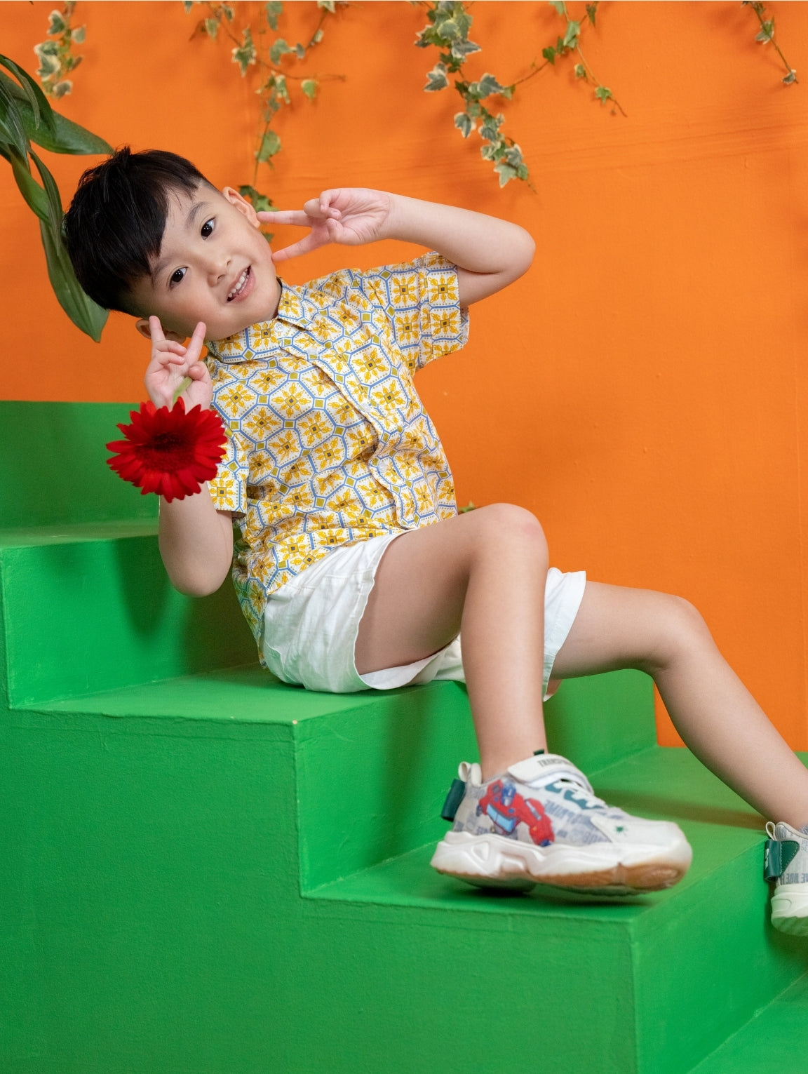 KIDS Basil Shirt - Madeena
