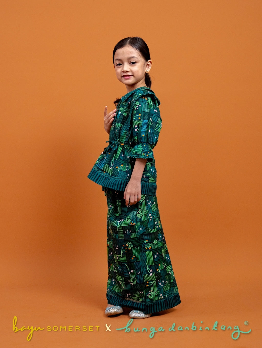 KIDS Tallulah Set in Kasih Black