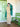 Iris Embroidery Shawl - Emerald Green