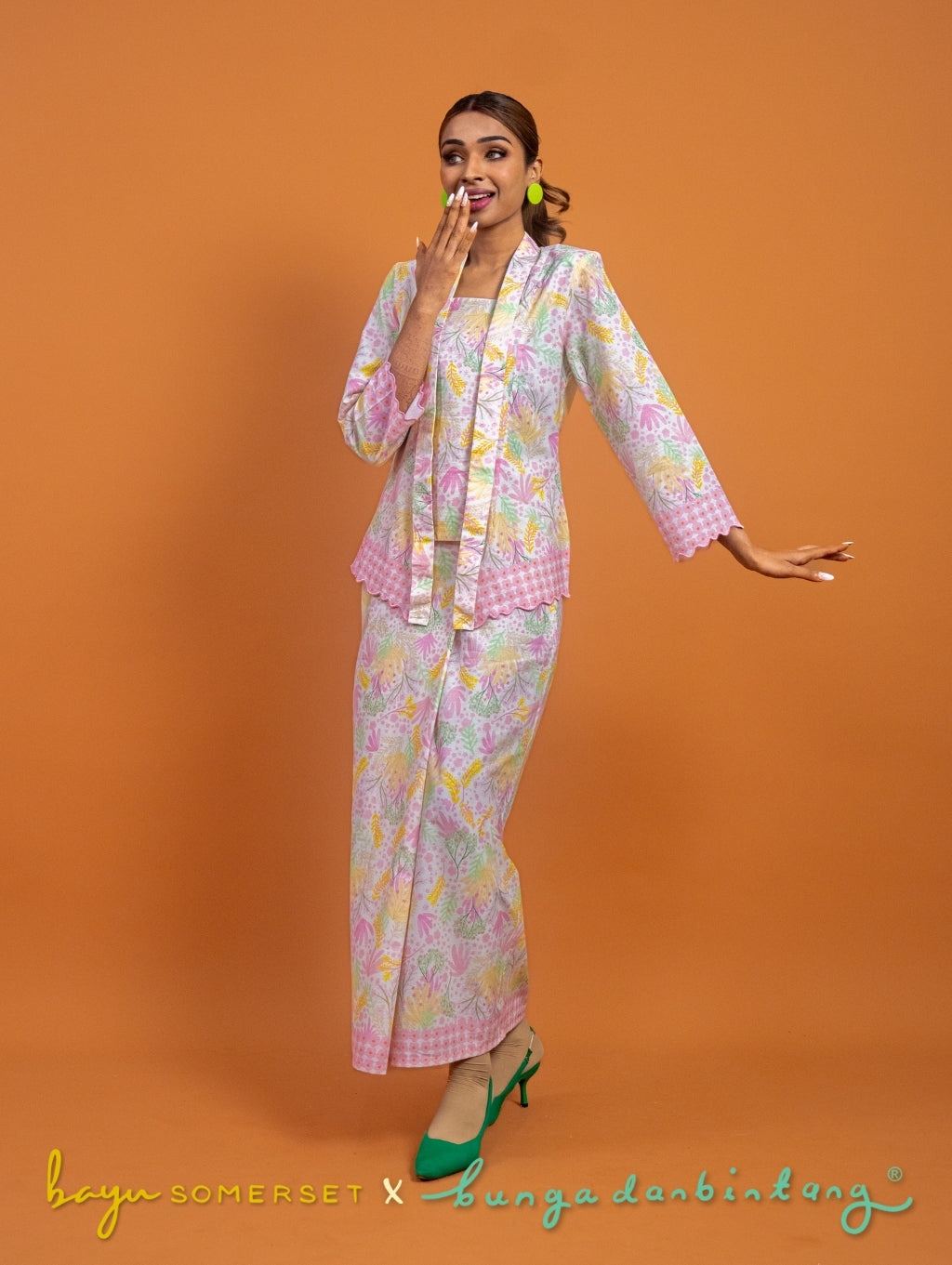 Agnes Kotabaru Kebaya in Murni Pink