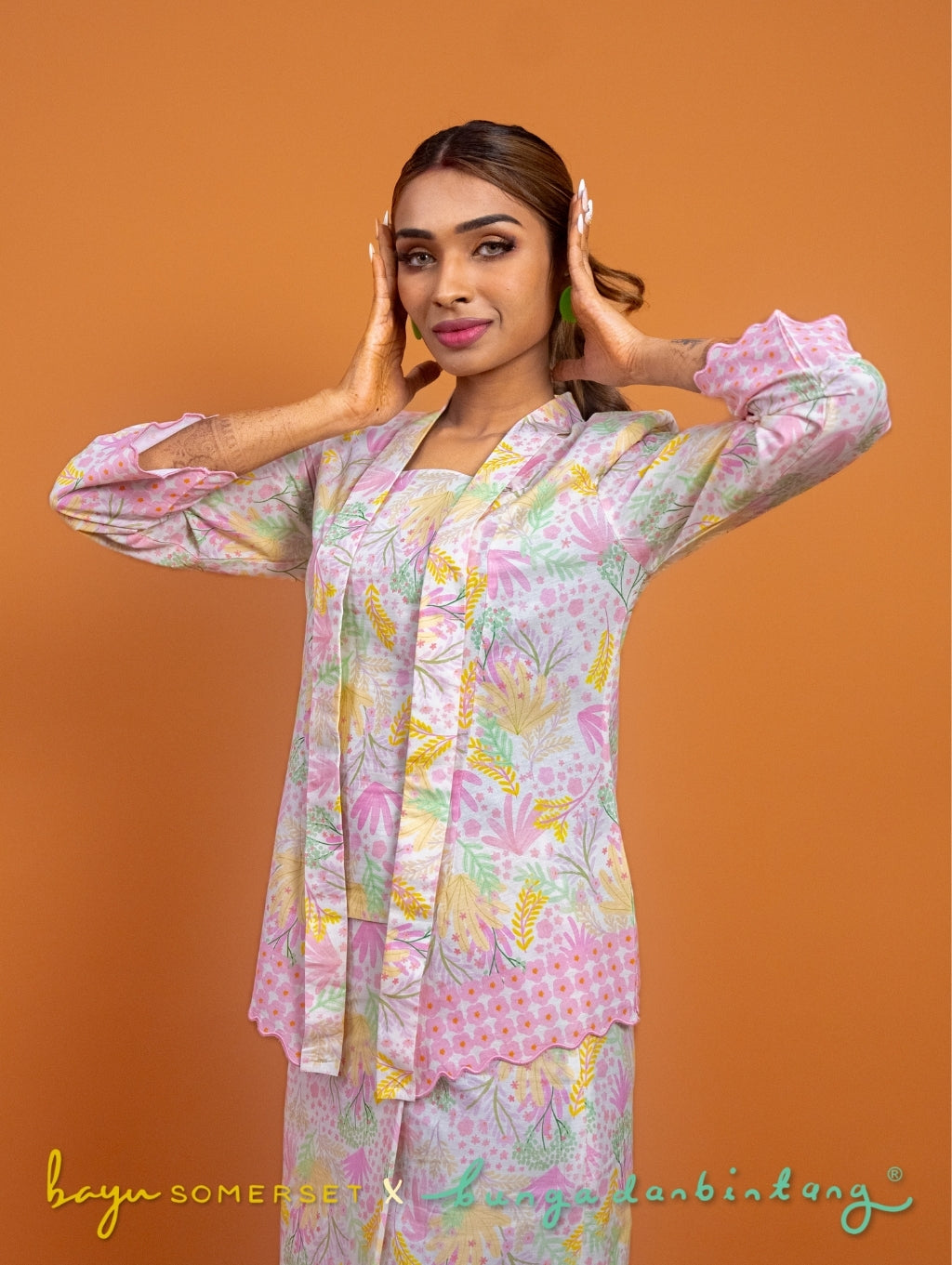 Agnes Kotabaru Kebaya in Murni Pink