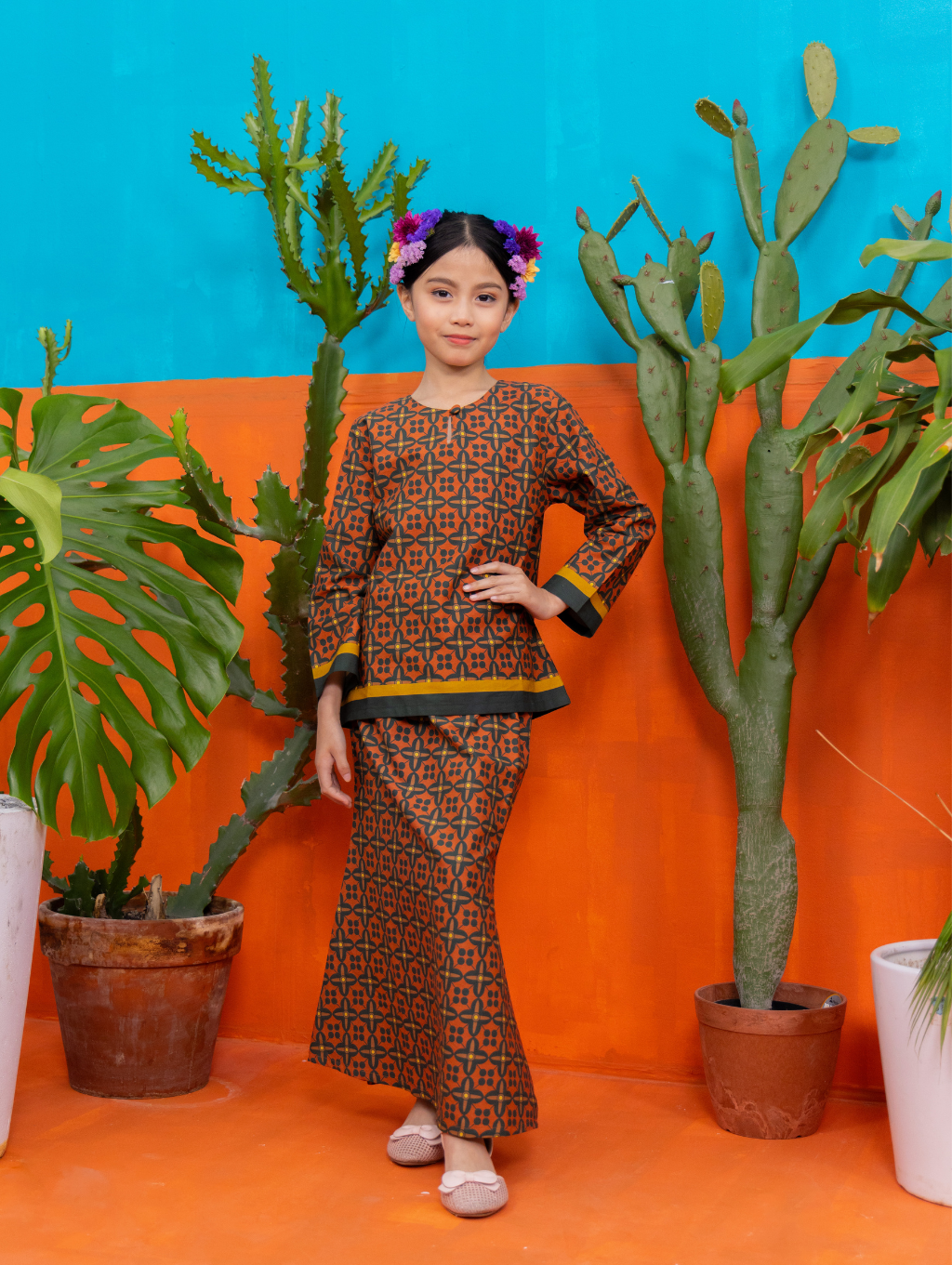 KIDS Lucia Kurung - Red