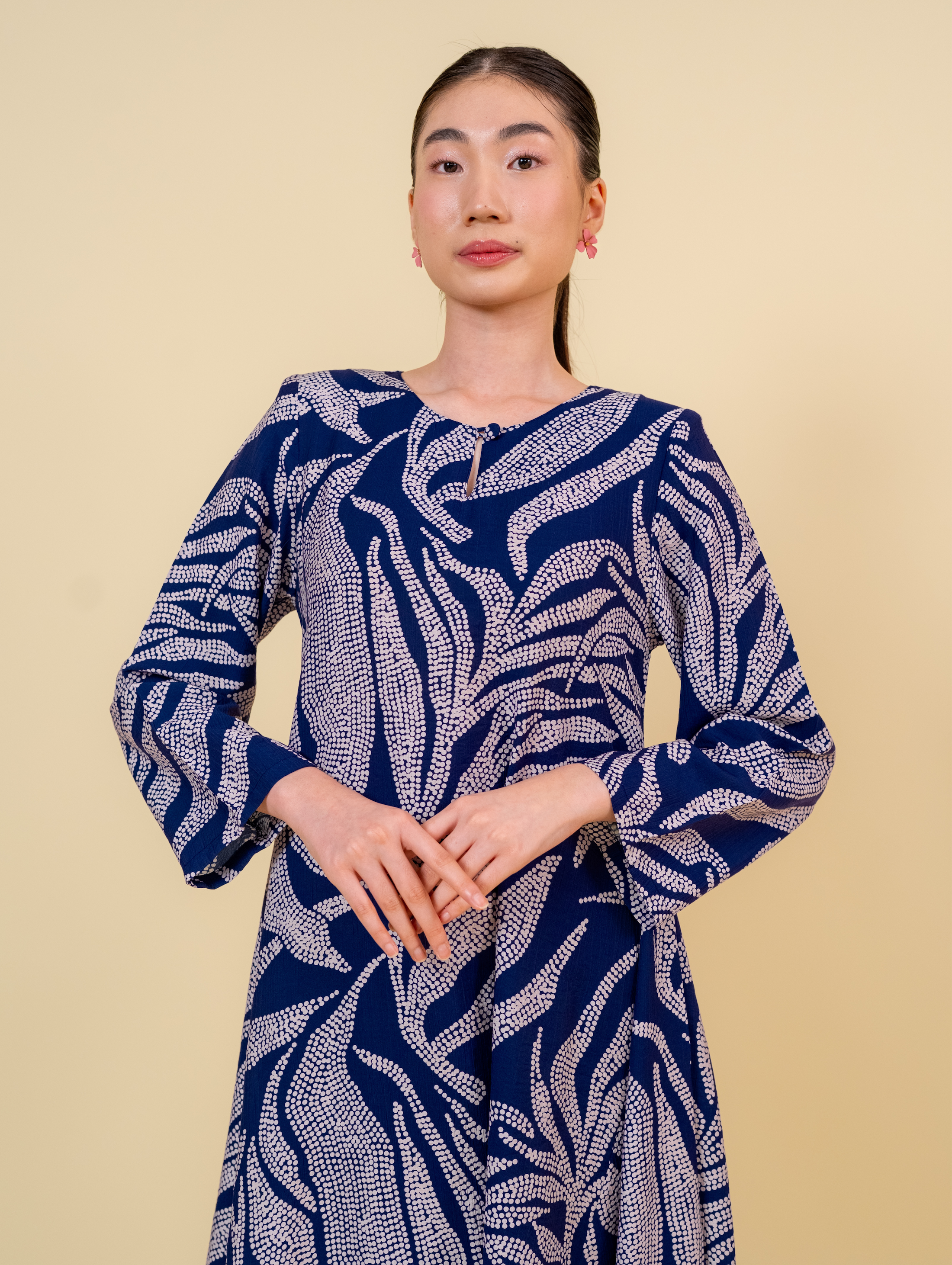 Merdu Midi Kurung - Bud in Blue