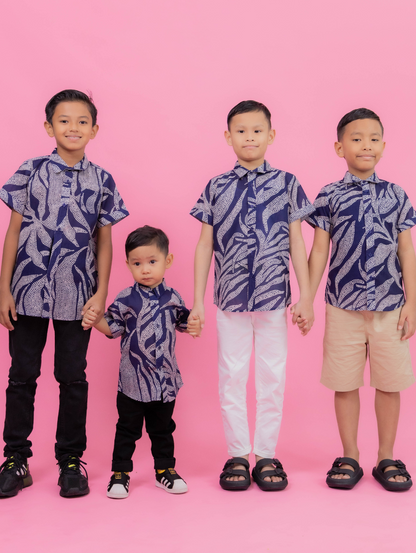 KIDS Basil Shirt - Bud in Blue