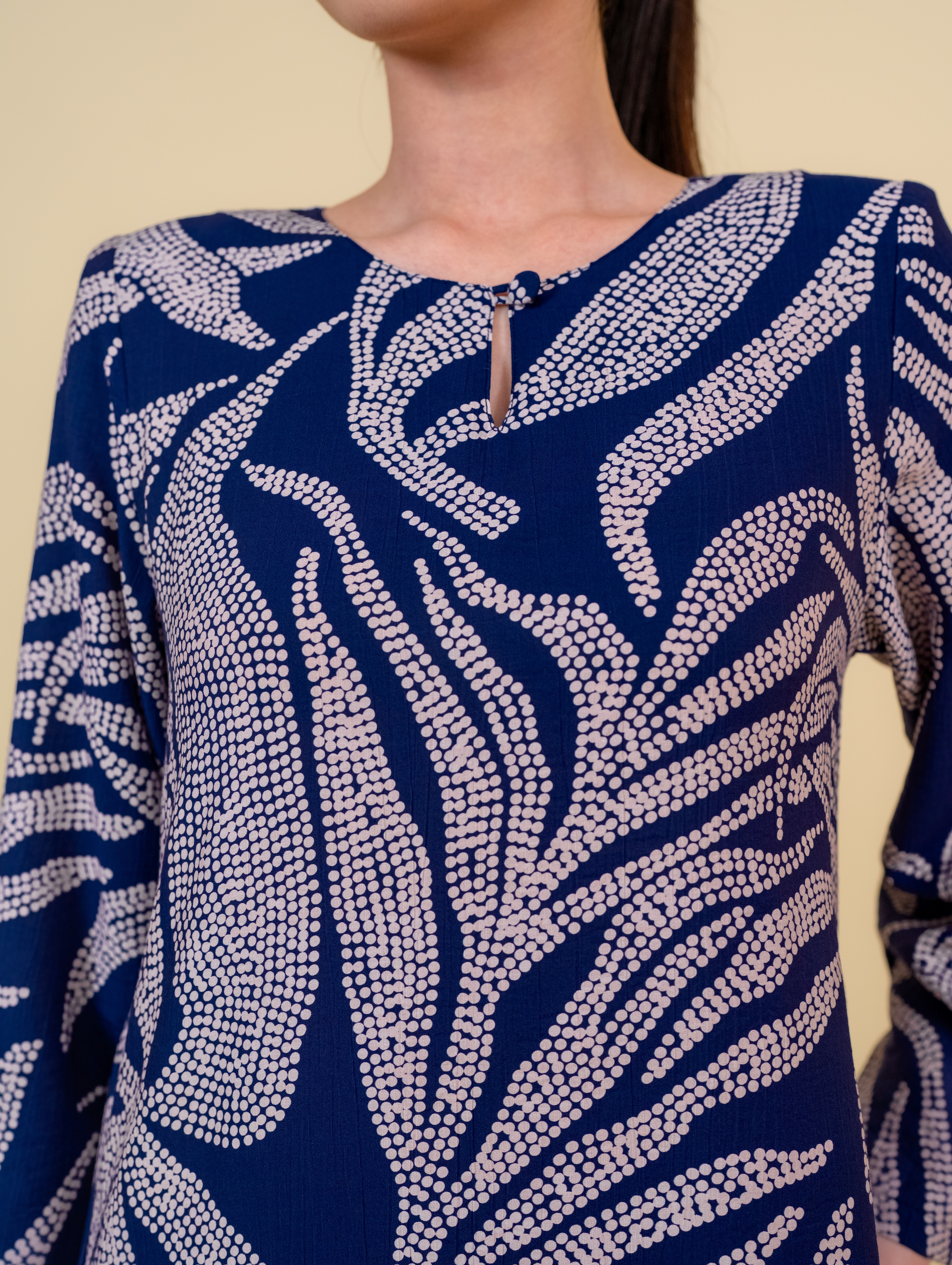 Merdu Midi Kurung - Bud in Blue