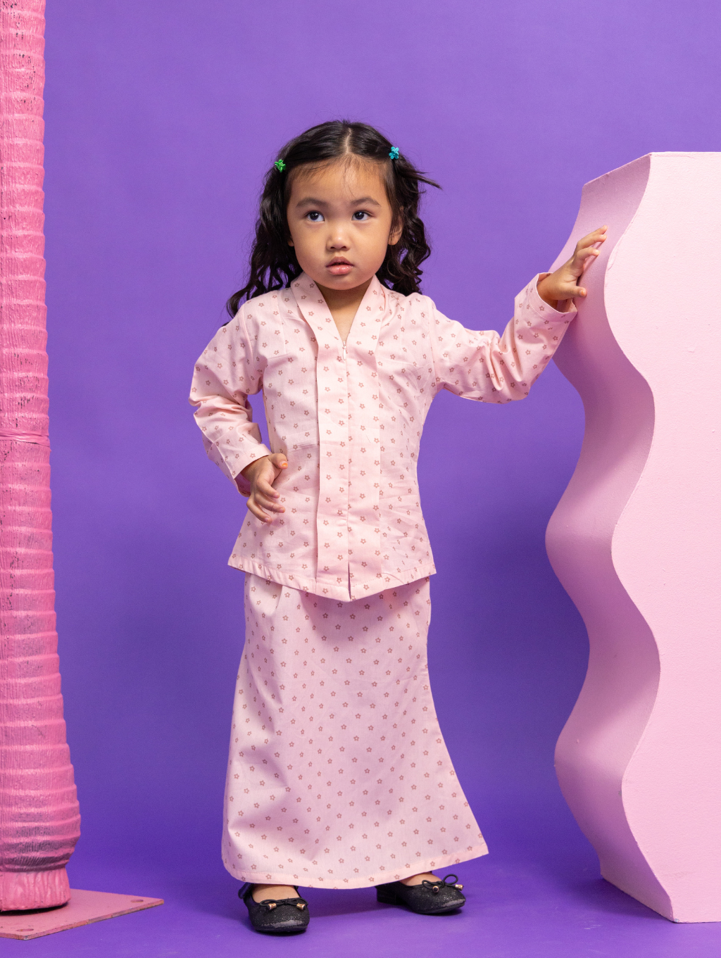 KIDS Blossom Kebaya in Pink
