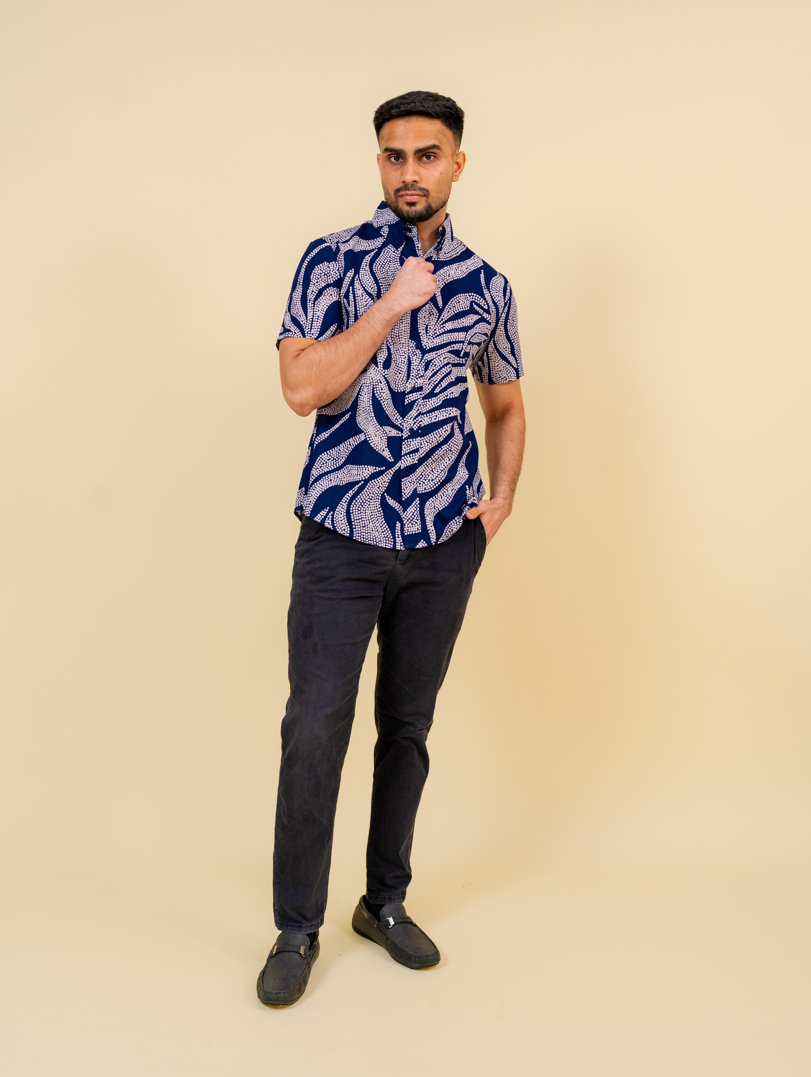 Basil Shirt - Bud in Blue