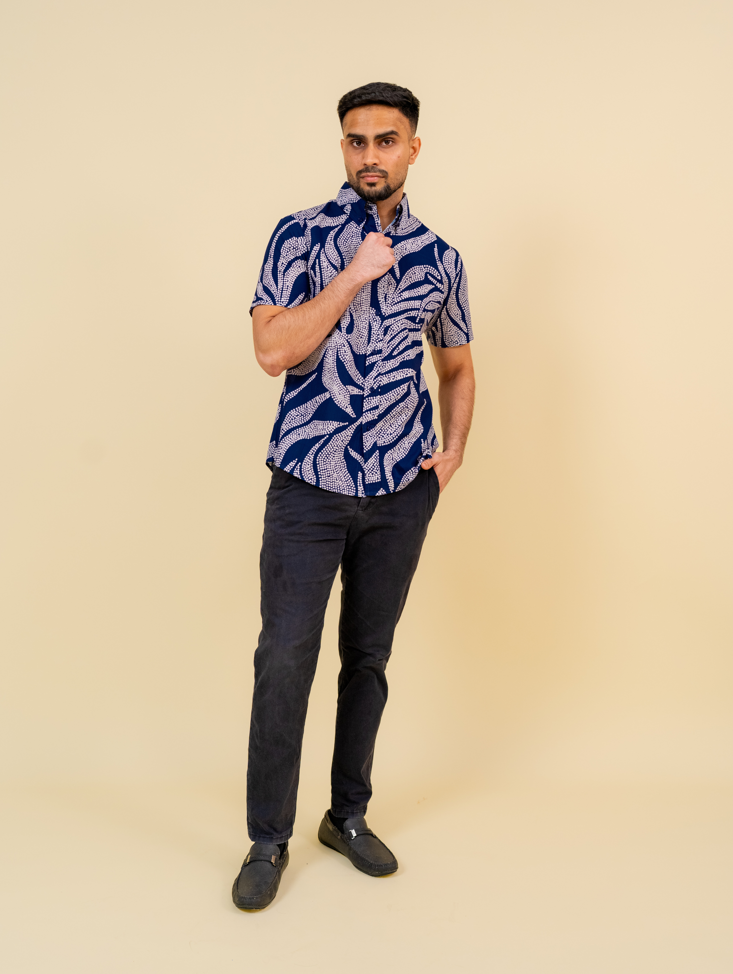 Basil Shirt - Bud in Blue