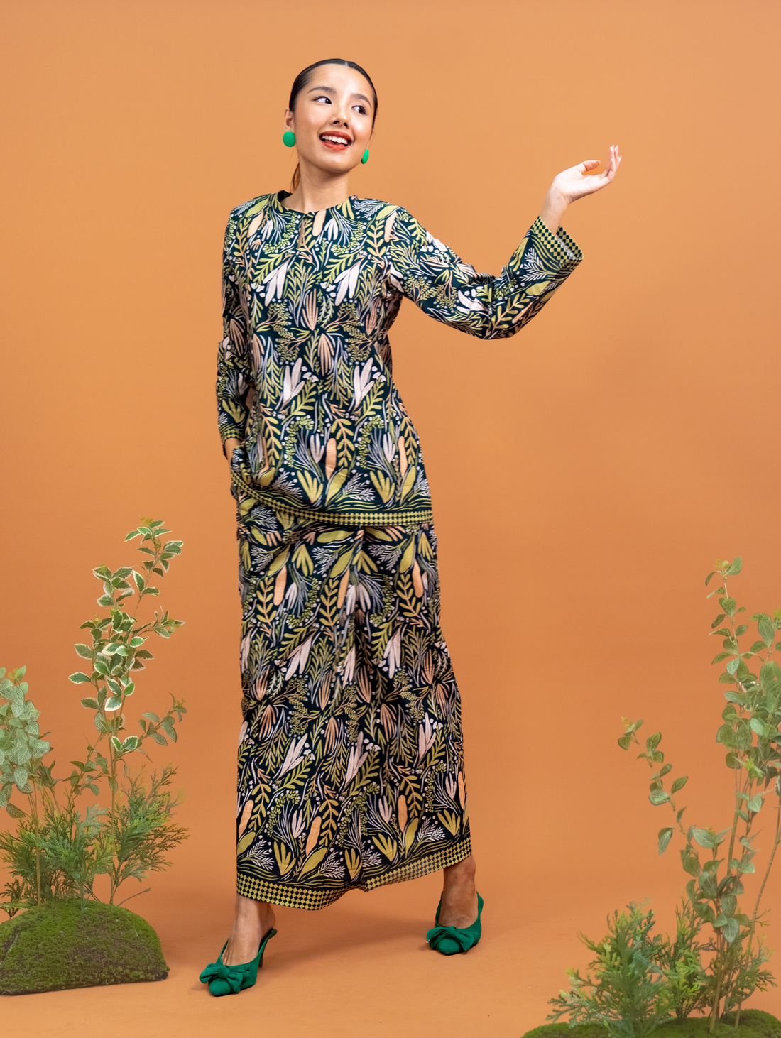 Daun Kurung in Hijau