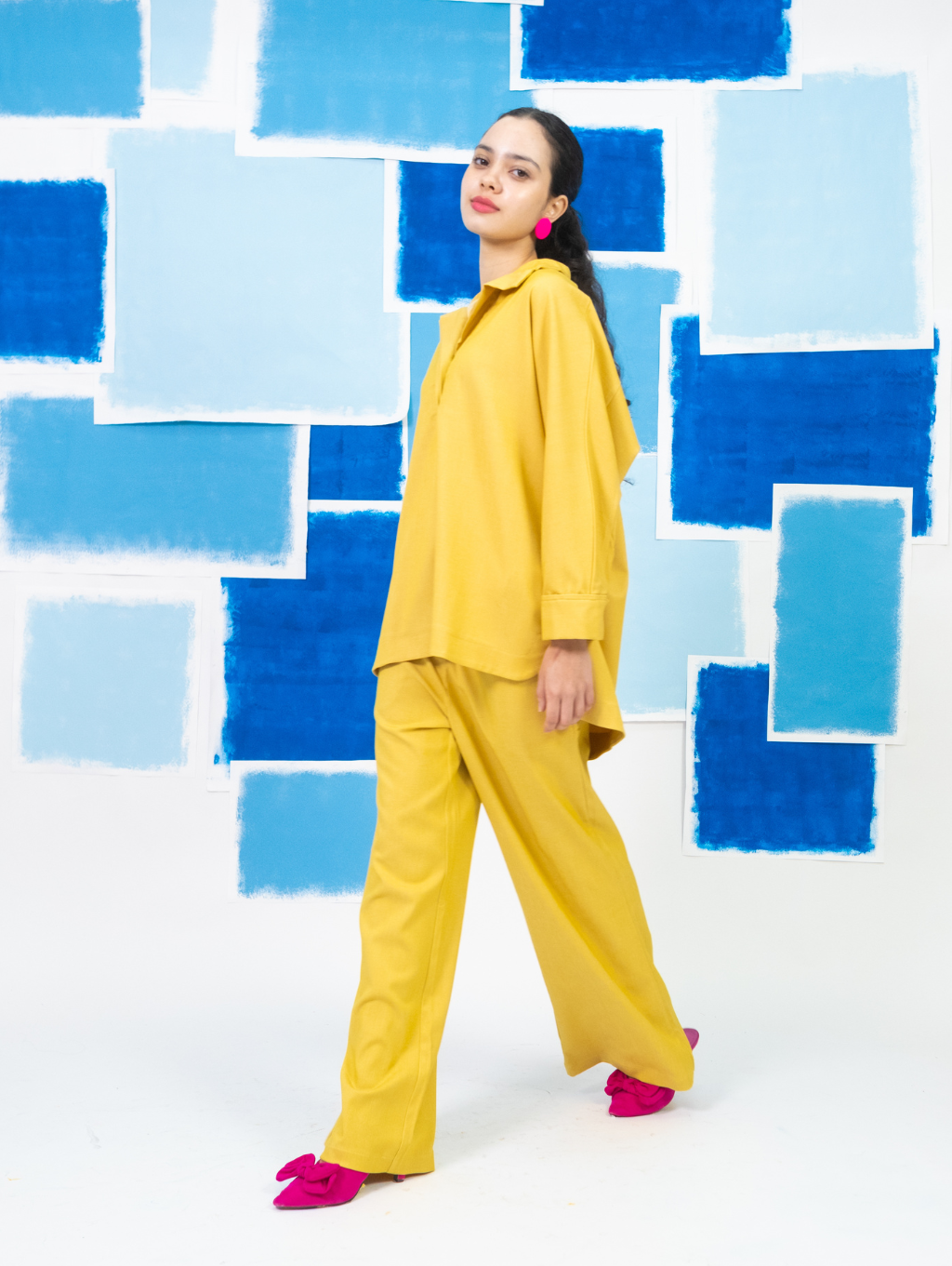 Ruby Denim Trousers - Yellow