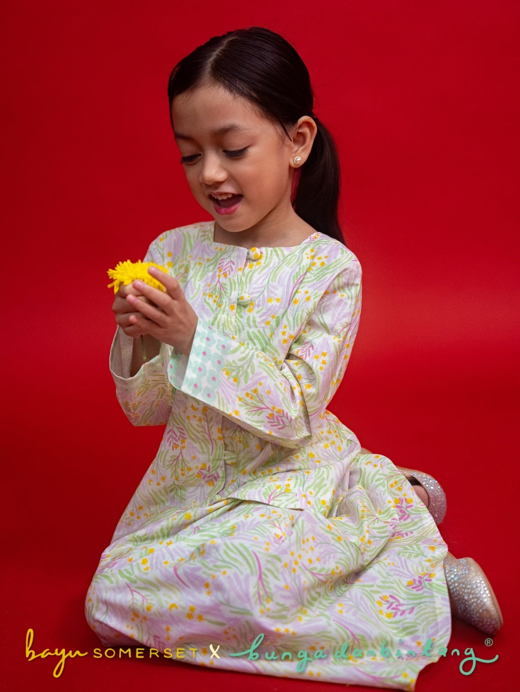 KIDS Nadi Kebaya - Ayu Green