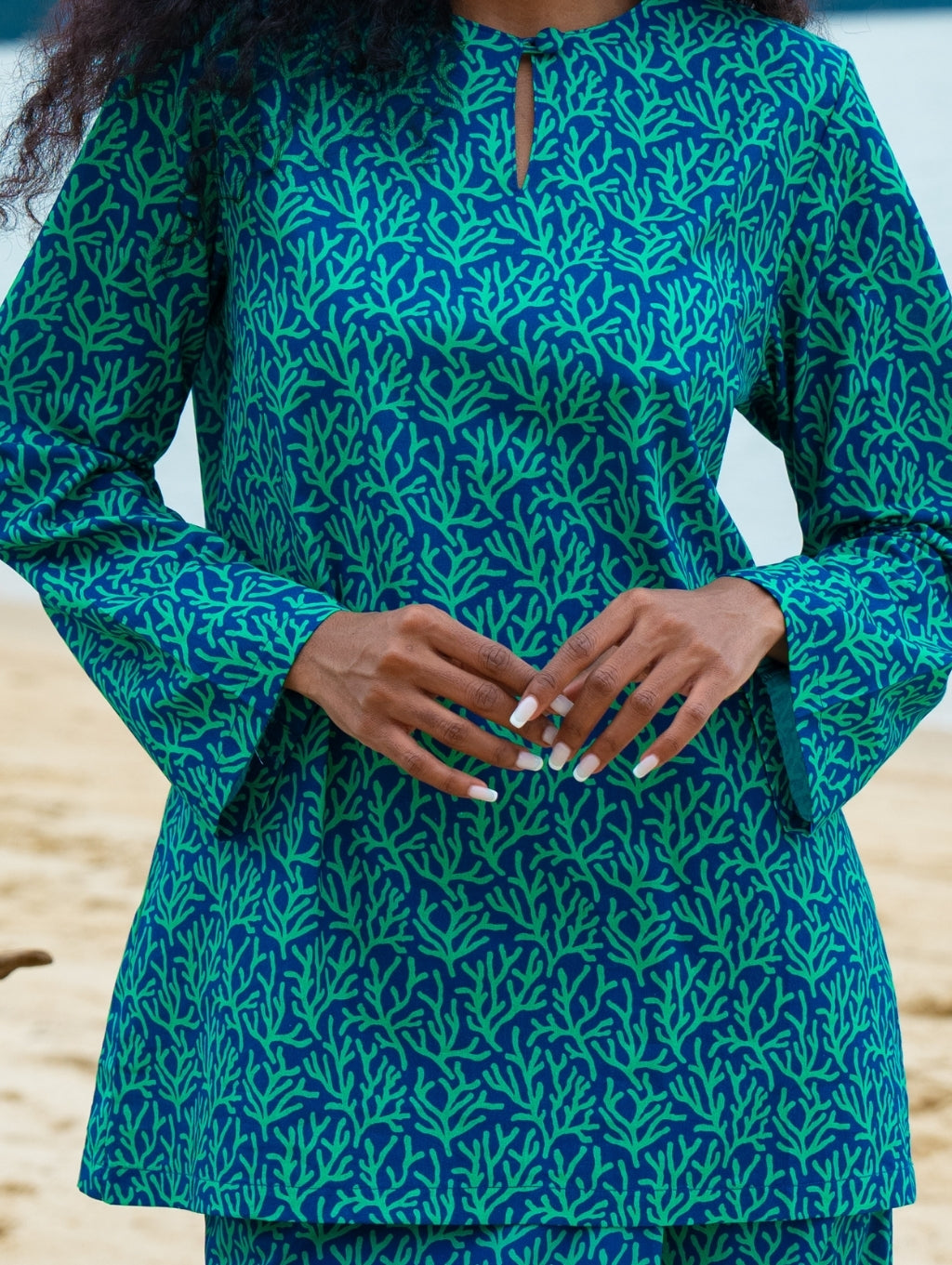 Ariel Kurung in Teal