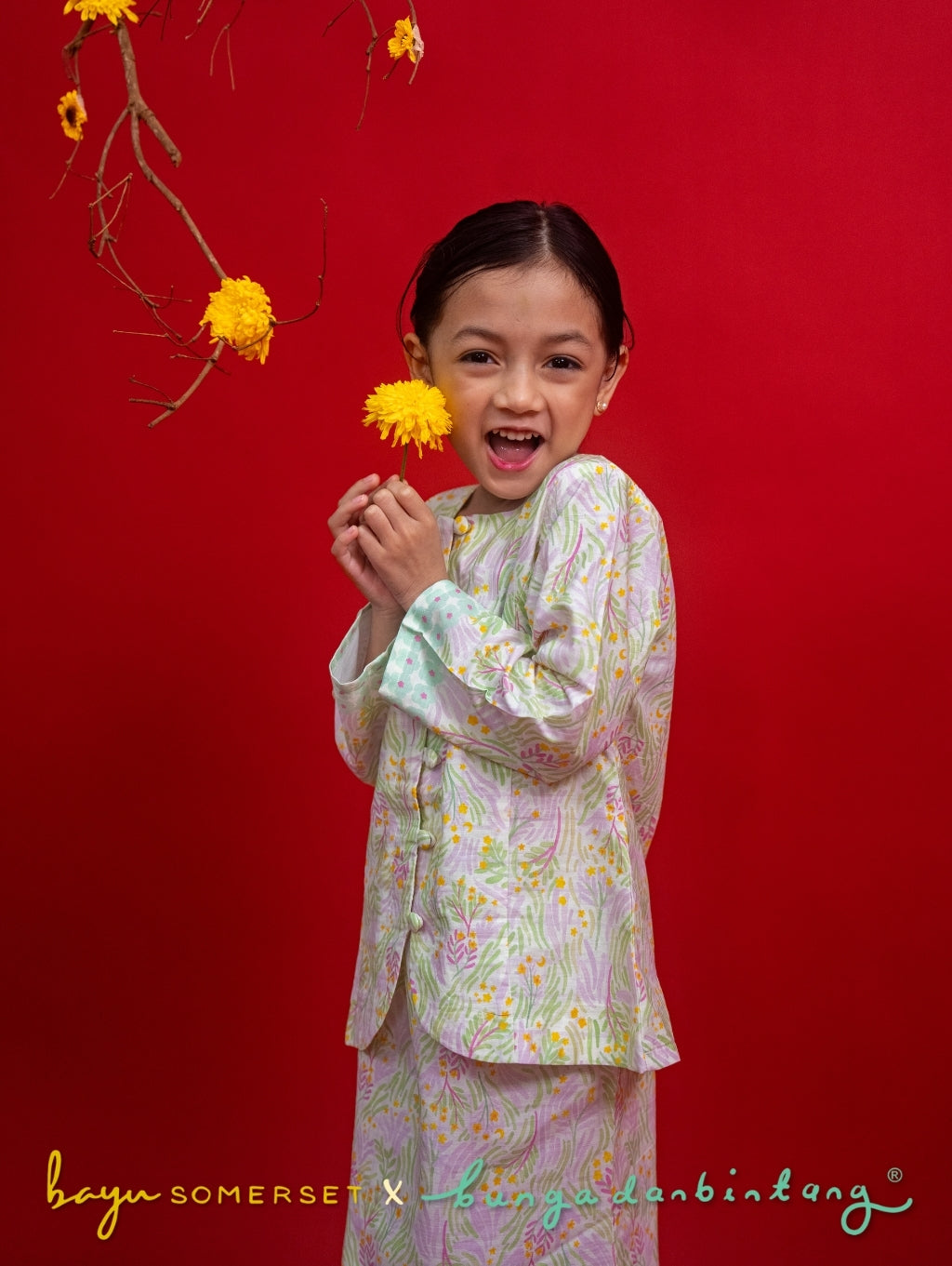 KIDS Nadi Kebaya - Ayu Green