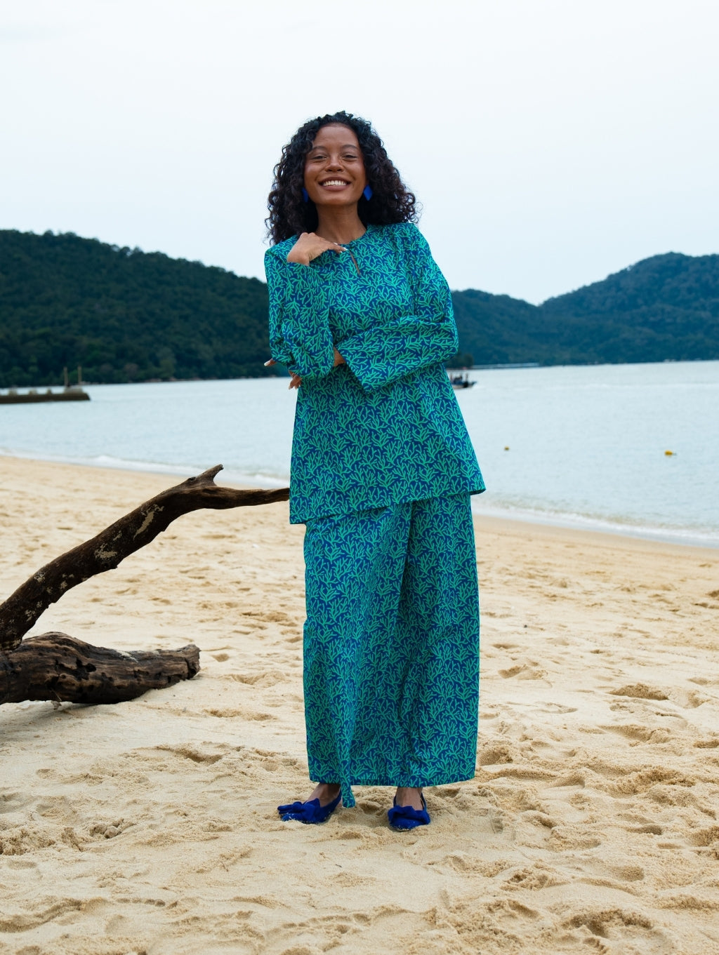 Ariel Kurung in Teal