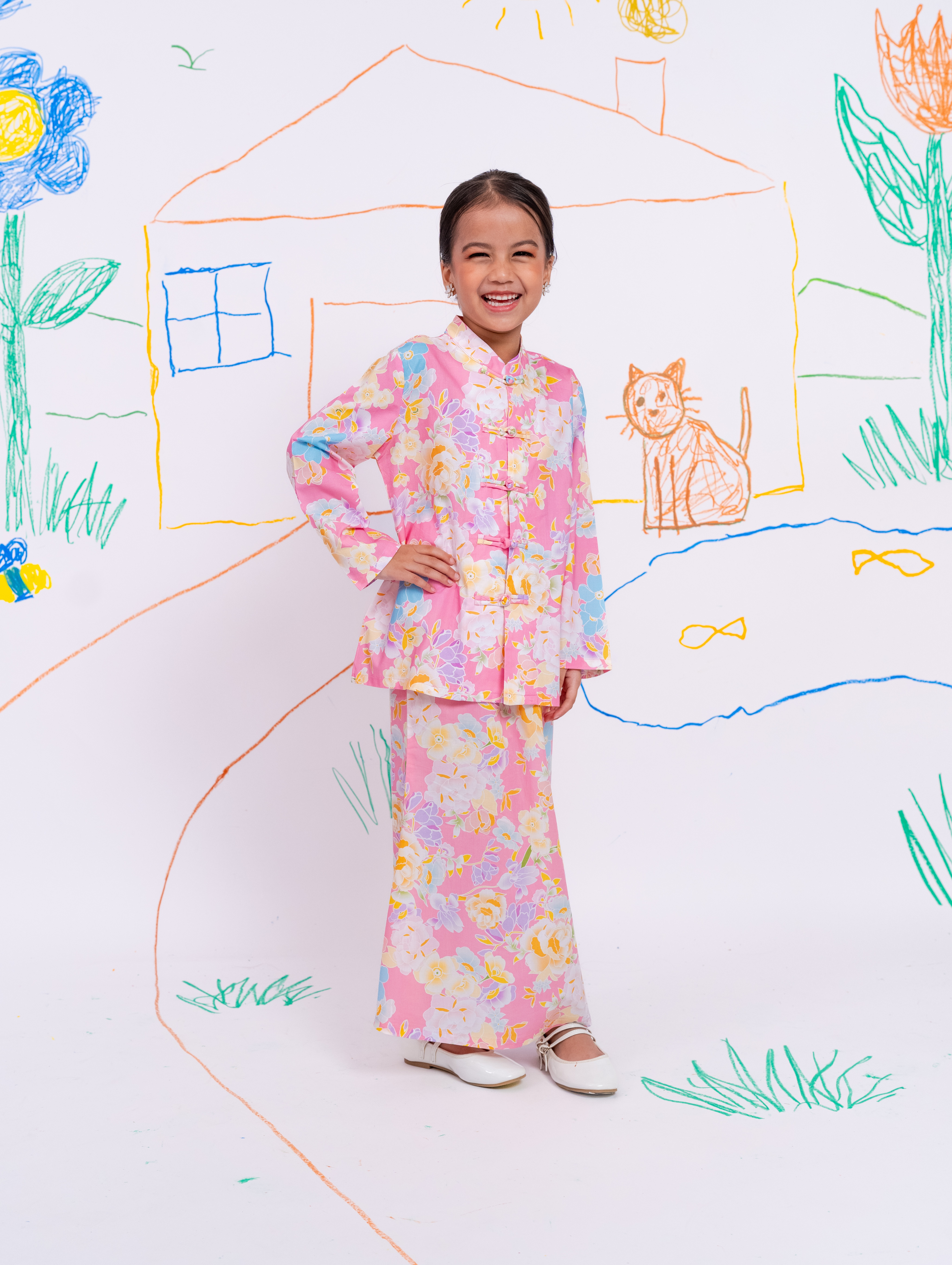 KIDS Octal Kurung in Blue