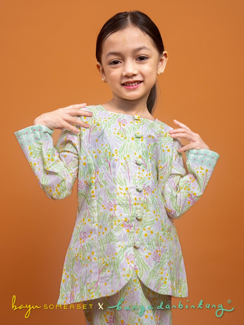 KIDS Nadi Kebaya - Ayu Green