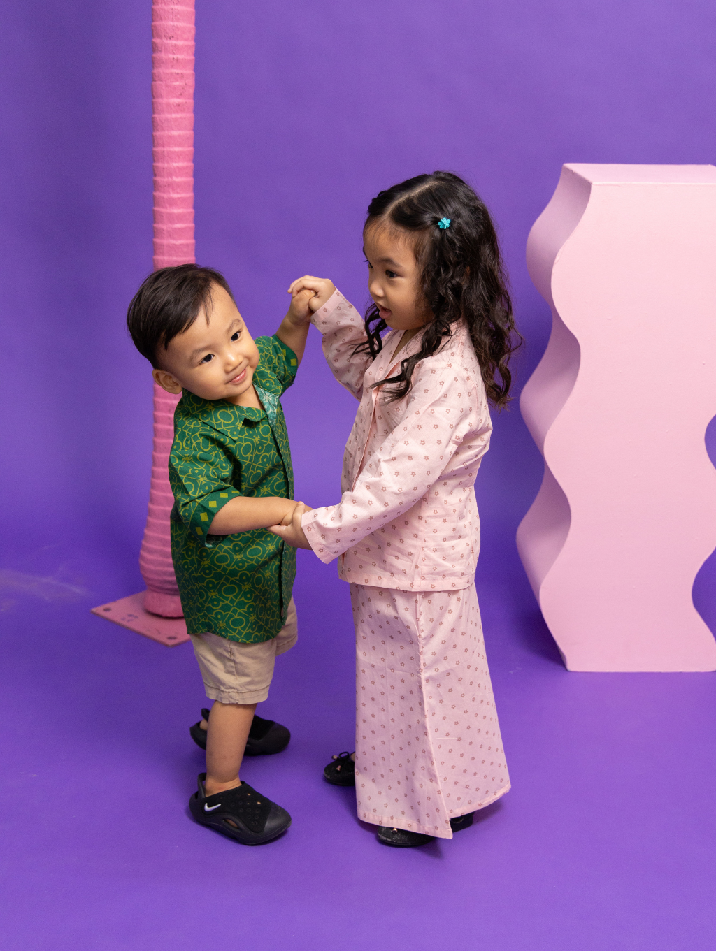 KIDS Blossom Kebaya in Pink