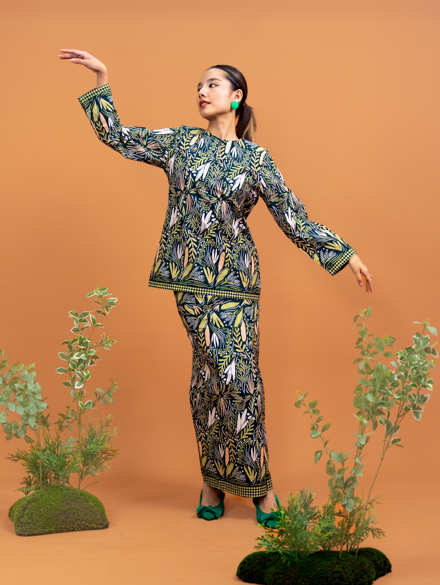 Daun Kurung in Hijau