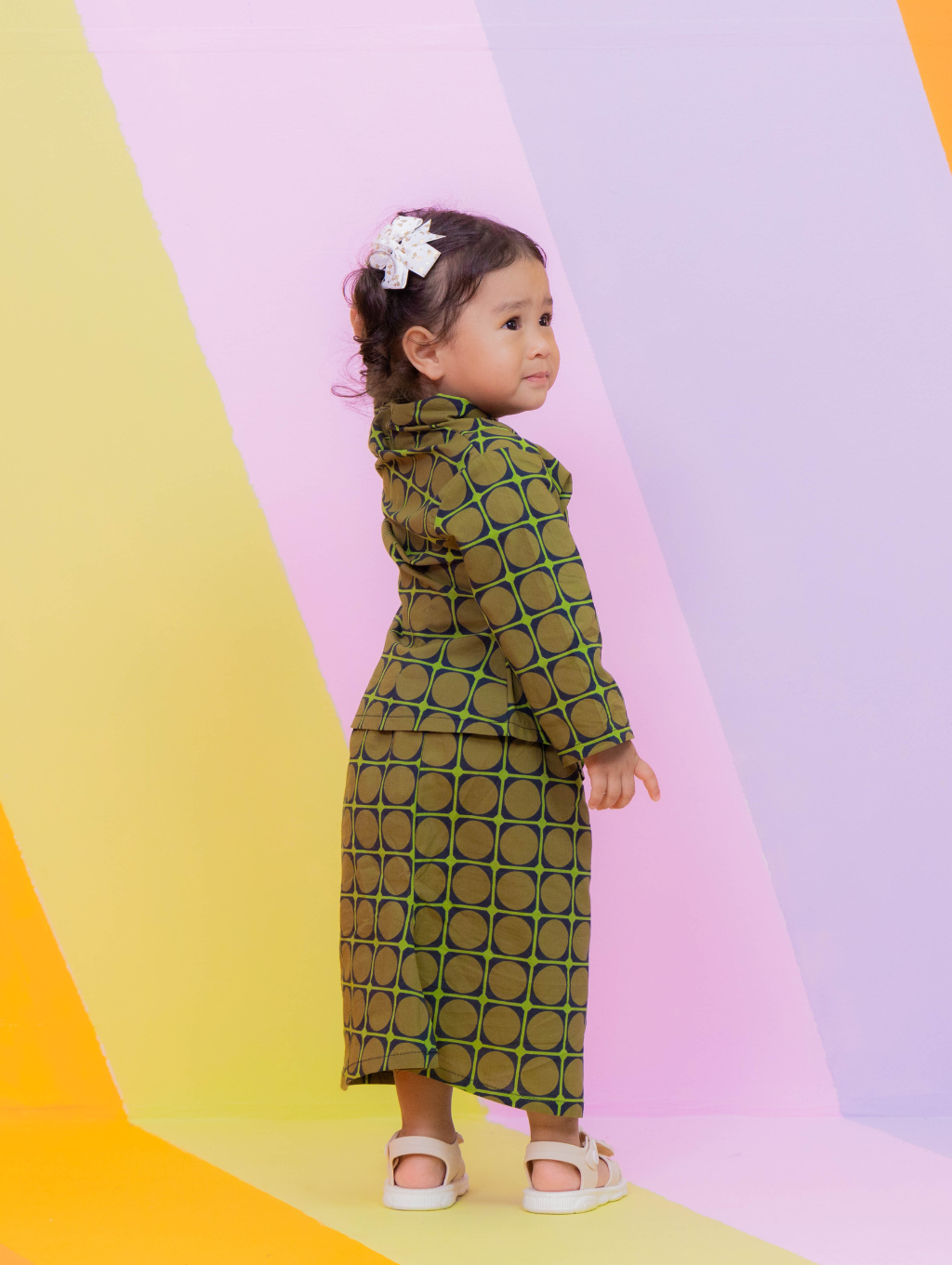 KIDS Elipse Kebaya in Green