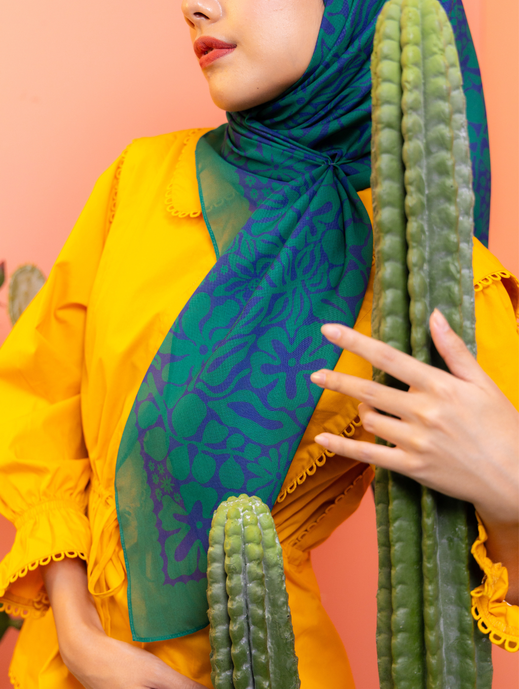 Square Scarf - Datura
