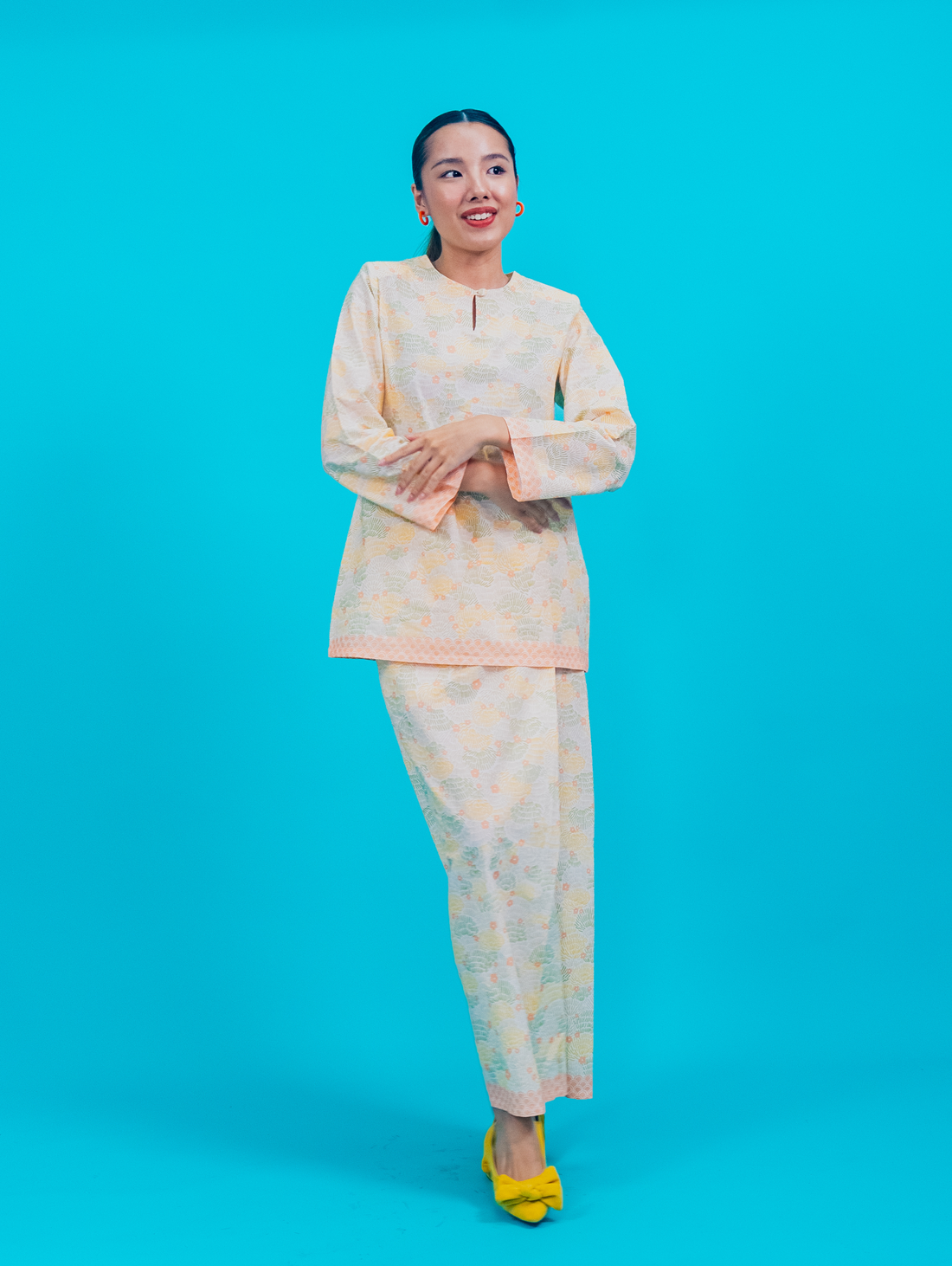 Murni Kurung in Jingga