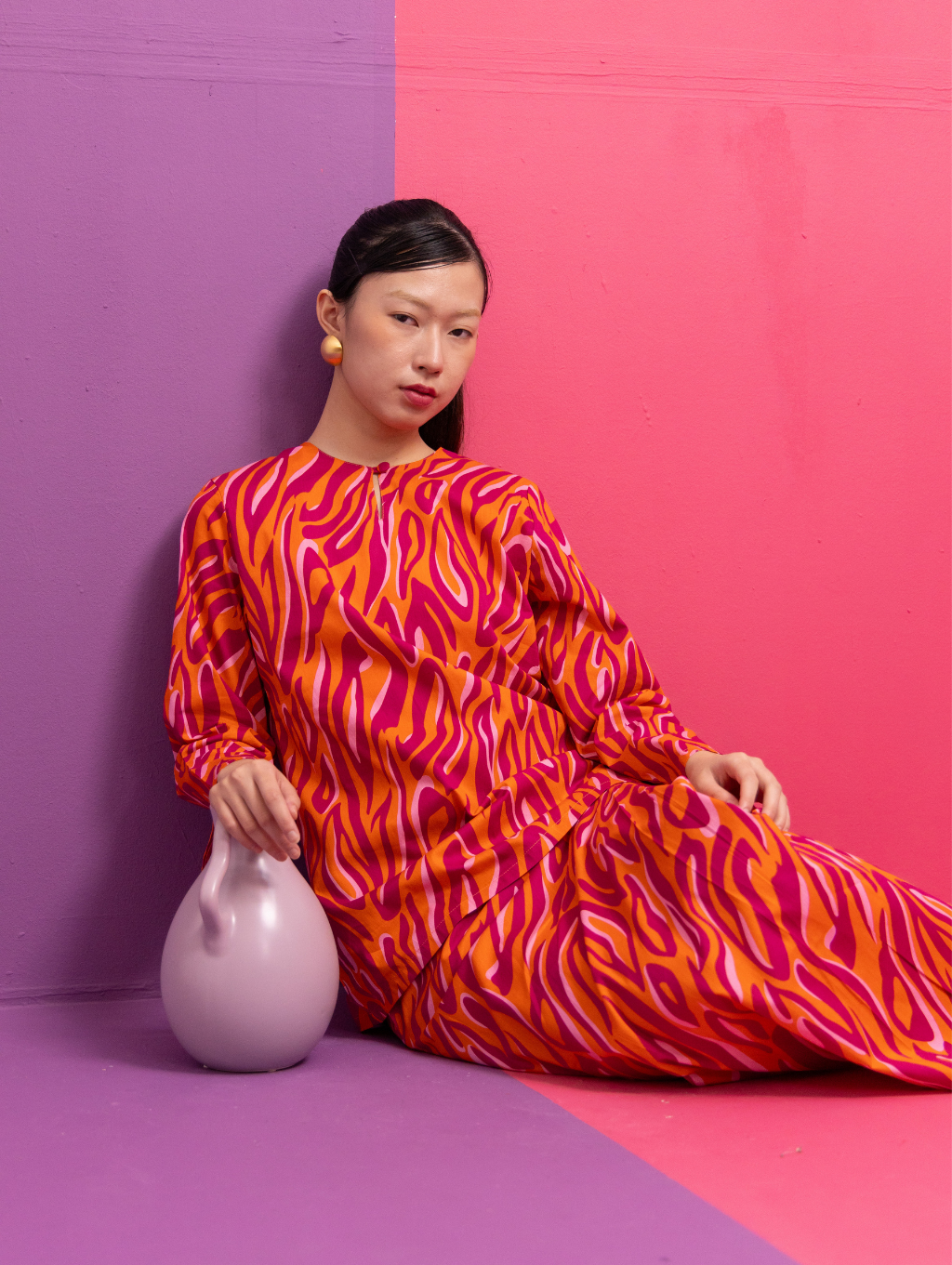 Lark Kurung in Orange
