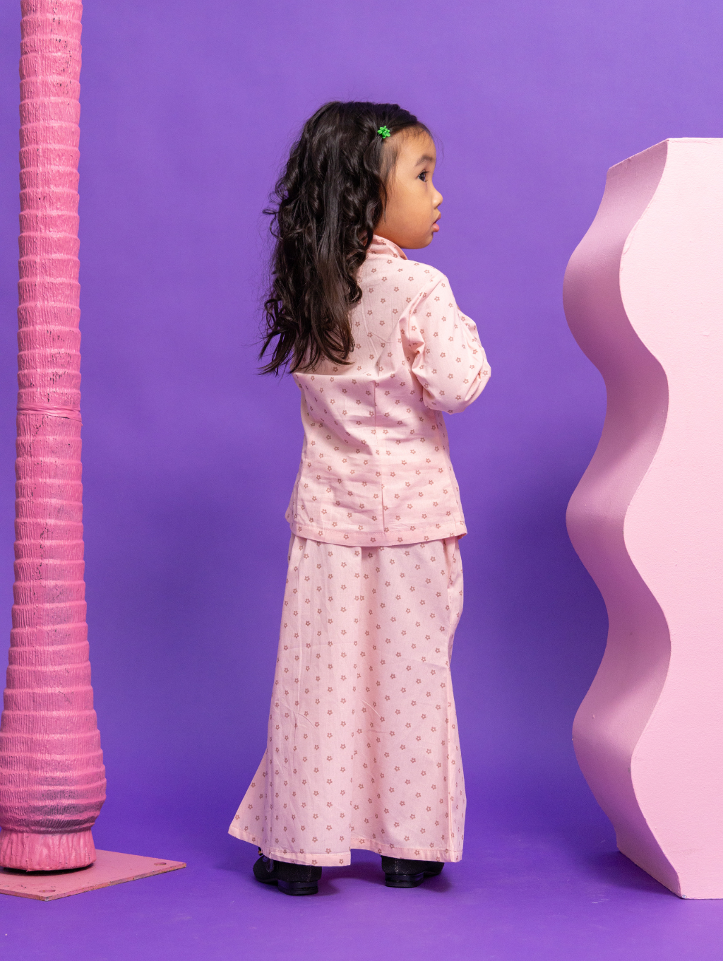 KIDS Blossom Kebaya in Pink