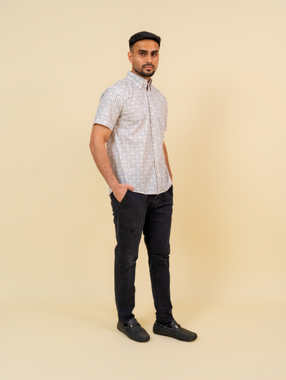 Basil Shirt - Natura in Cream