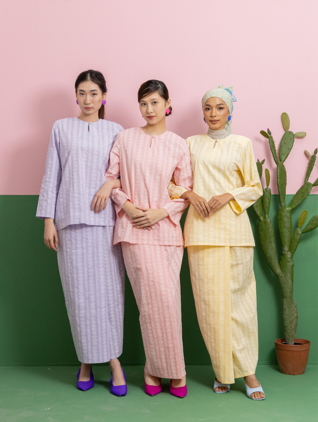 Mandisa Kurung in Purple