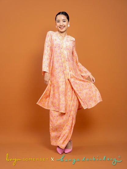 Rosa Maxi Kebaya in Indah Pink