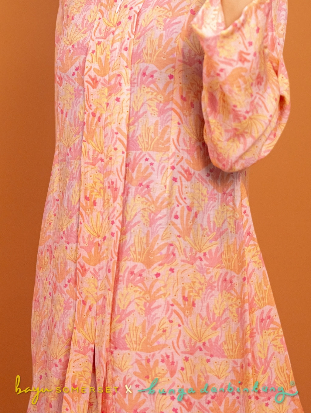 Rosa Maxi Kebaya in Indah Pink