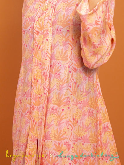Rosa Maxi Kebaya in Indah Pink