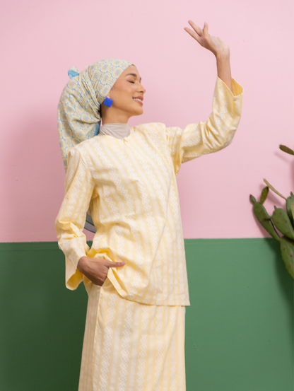 Mandisa Kurung in Yellow