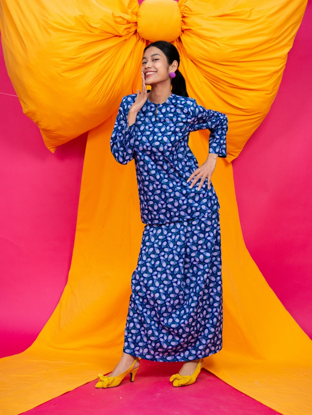 Koa Kurung in Blue