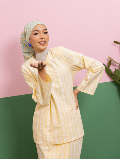 Mandisa Kurung in Yellow