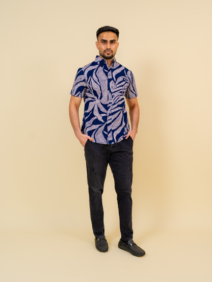 Basil Shirt - Bud in Blue