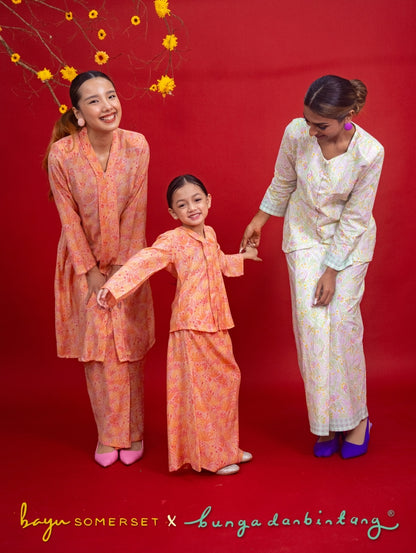 Rosa Maxi Kebaya in Indah Pink