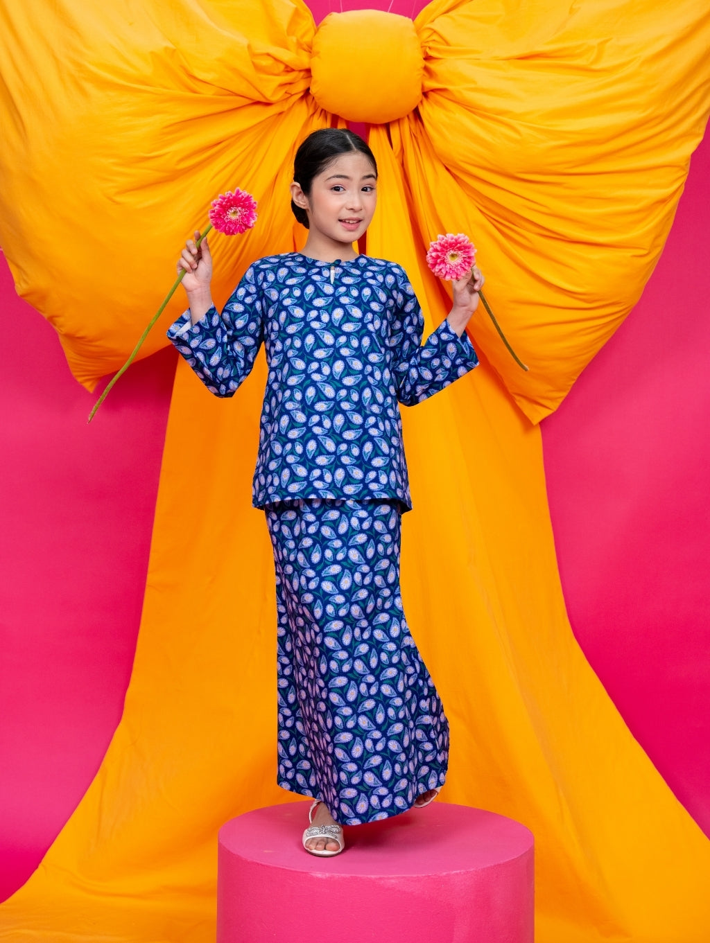KIDS Koa Kurung in Blue