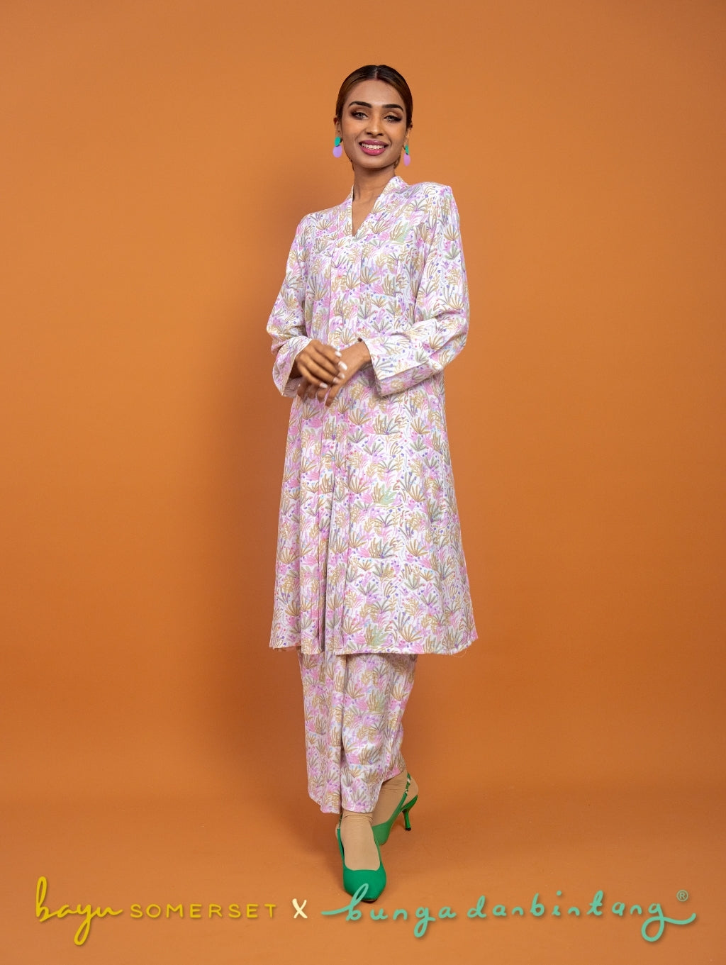 Rosa Maxi Kebaya in Indah Lilac