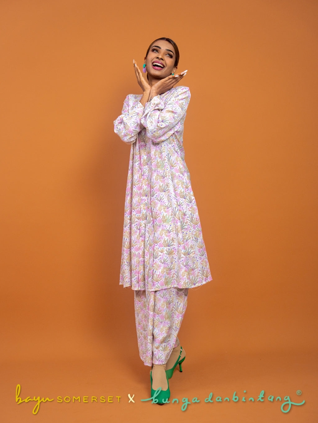Rosa Maxi Kebaya in Indah Lilac