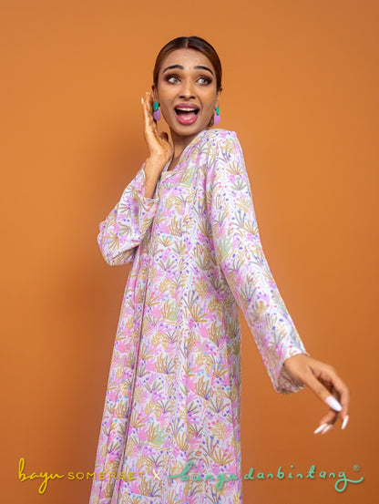 Rosa Maxi Kebaya in Indah Lilac